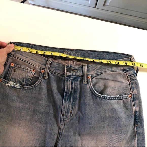 Etica Marlowe Slim Boyfriend Jeans Women’s 28, 100% Organic Cotton, Relaxed Fit - Picture 11 of 15